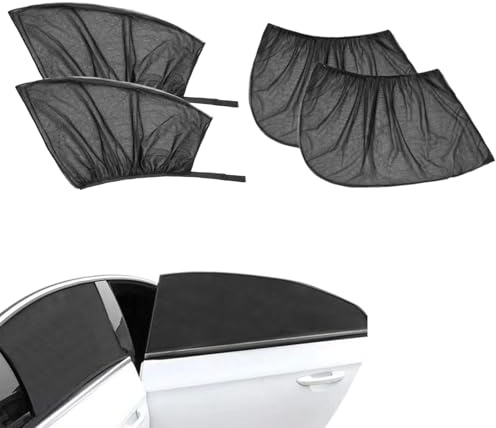 Universal Sonnenblende Auto Netz Innovativer Sonnenschutz fürs Auto – Fenstersocken, Sonnenschutzfolie, Fliegengitter & mehr – Schützen Sie Ihre Liebsten vor UV-Strahlen und Insekten