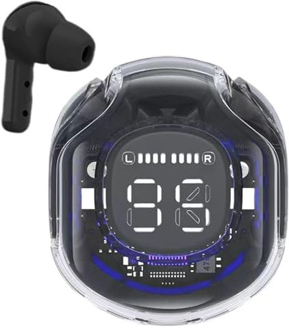 Auriculares intrauditivos inalámbricos con cancelación de ruido, tiempo de reproducción prolongado, llamadas claras, entrenamiento deportivo, trabajo