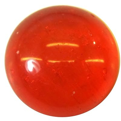 Ullmannglass Glass Nuggets – Decorative Stones – Muggle Stones, Small (Diameter Approx. 17 mm) in Light Red, 200 g Packaged