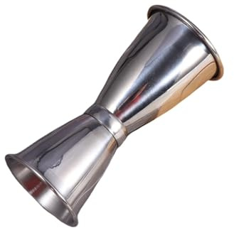 2 STÜCKE Edelstahl Cocktail Jigger Messbecher Bar Werkzeug Unzen Tasse-45ML (Groß) oz cup Bar Messbecher