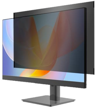 Plyisty Écran de confidentialité 22 Pouces 16:9 pour Moniteur, Protection des Yeux, Bouclier de confidentialité pour Moniteur Anti-éblouissement et Lumière Bleue, Film Protecteur (Une pièce)