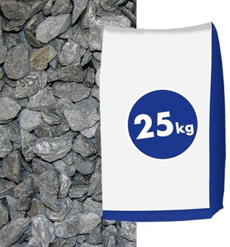 Schiefersplitt Canadian Slate Schwarz - 10-20mm 25kg / Sack