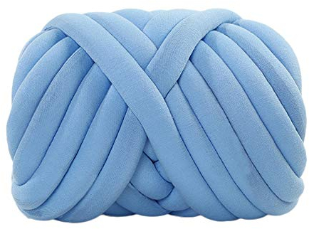 Nicole Knupfer Garn Wolle Chunky Garn Super Soft Arm DIY Hand Stricken Decke Roving Häkeln Garn (blau)