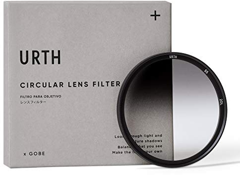 Urth 55mm Soft Graduated ND8 Lens Filter (Plus+) — 3-Stop, Ultra-Slim 20-Layer Nano-Coated Soft Grad Neutral Density Camera Lens Exposure Balance Filter