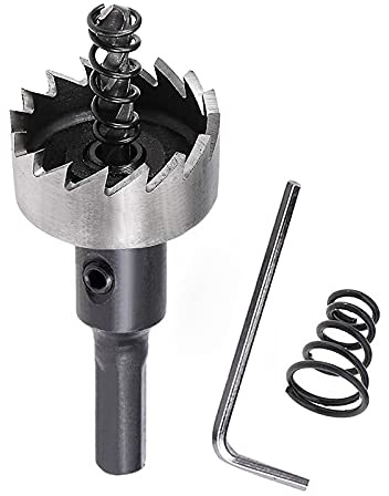 SagaSave 30mm HSS Bimetall Lochsäge, Lochöffner-Bohrer mit positiven Rechenzähnen für Metall Eisen Aluminium Holz Trockenbau Rohr Kunststoff Faserplatten 1 Stück