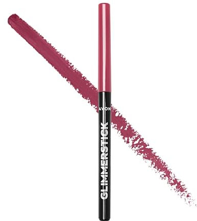 Avon Avon Glimmerstick Lip Liner, Prevents Lipstick From Feathering, Long-Lasting Finish, Defines and Contours, Pink Bouquet