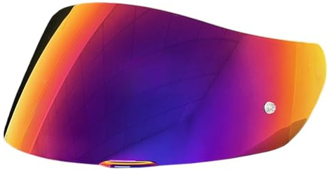 BSTOP K1 Helmet Visor,UV Protecror Helmet Face Shield Visor Windshield for AGV K1, K1S, K3SV, K5, K5S(Revo Rose Red-day use only)