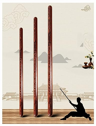 Tai Chi Lineal Stick, Kampfkunst Tai Chi Stick, Massivholz Qigong Kung Fu Trainingsgerät Taiji Stock Handgelenk ​Krafttraining Handtrainer Greifkraft 120 * 2.8cm