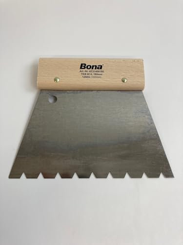 Bona Trowels for Wood Floors - Adhesive Application (180x150mm 1250g Coarse (B13))