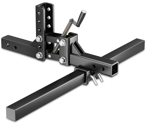 Garvee Manual Implement Lift with 1-Point and 2 in Receiver for ATV,UTV,Tractors,Plow Scarifier，Adjustable Height Lift.