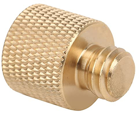 3/8 Männlich auf 1/4 Weiblich Messing-Schraubenadapter, Klares Gewinde, Anodische Oxidationsoberfläche, für Mikrofone, Stative, Kameras
