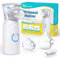 Ultrasonic Nebuliser Machine for Adults, Rechargeable Portable Nebuliser for Adults & Kids, AU YAT Silent Nebuliser for Kids with 2 Masks and Mouthpiece, Handled Nebulizer for Home