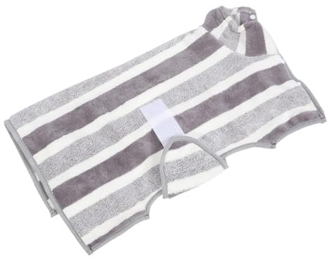 COSMEVIVI Hundebademantel Schnelltrocknendes Super Saugfähiges Hundetuch Für Haustiere Komfortables Design Für Hunde Und Katzen Nach Dem Baden Gestreift