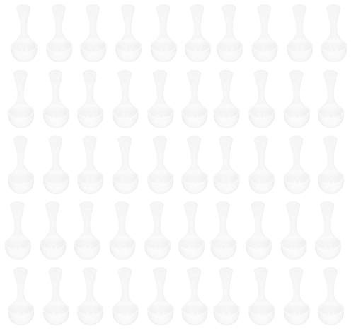 Juego de cucharas medidoras de plástico de 50 Uds., cucharas medidoras de cucharadita de plástico de 5ml, cuchara medidora pequeña para cocinar