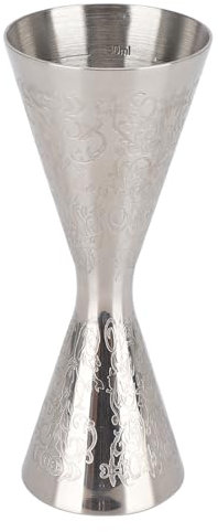 Jigger de Acero Inoxidable con Escala, Taza Medidora de Vino para Bebidas, Accesorios para Bar, Hermoso 30ml 45ml