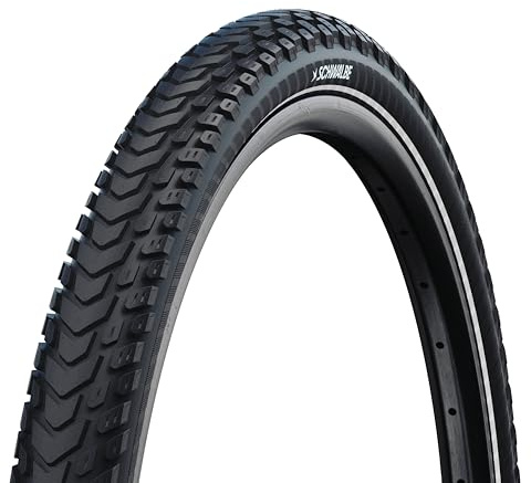 Schwalbe Fahrradreifen Marathon Mondial – Reise Reifen mit Double Defense Pannenschutz – Tourenreifen für E-Bike, Trekking-Fahrrad & Citybike – 26, 27.5 & 28 Zoll