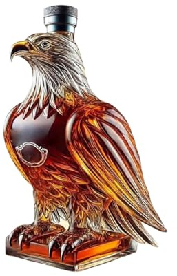 Eagle Whiskey Bottle, Whiskey Eagle Decanter, Whiskey Glass Funny, Whiskey Glasses for Men, Funny Whiskey Eagle Bottle, Whiskey Eagle Decanter Gifts for Whiskey Lovers (1)