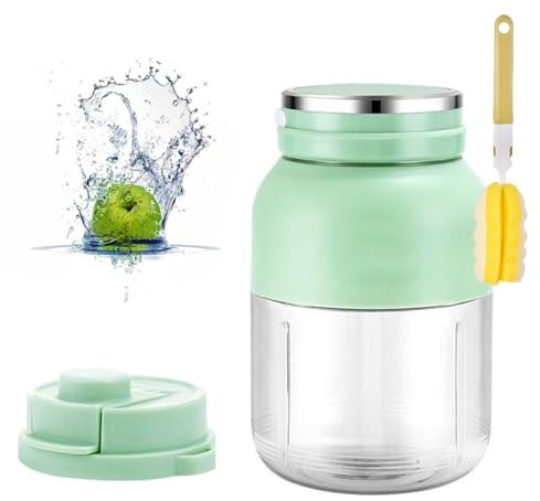 Nuovo Spremiagrumi Elettrico da 17 Once Del 2025, Mini Spremiagrumi Portatile Per Frullati E Smoothie, Frullatore Automatico Con Coperchio Staccabile, Spazzola(Style A)