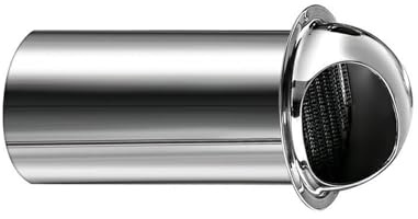 304 Edelstahl-Abluftventilator für Dunstabzugshaube, 500 mm Wandk, regendicht und rostfrei, langlebige Küchenlüftungslösung (80 mm x 500 mm)
