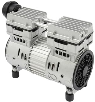 Compresor de aire libre de aceite, 8 bar, 750 W, compresor de aire silencioso y portátil para neumáticos de coche, aerógrafo, globos y proyectos de bricolaje
