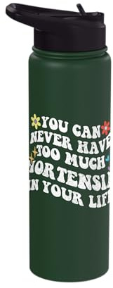 Retro Groovy You Can Never Have Too Much Hortensia in Your Stainless Steel Insulated Water Bottle