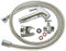 SOMATHERM FOR YOU, Kit hygiène WC complet : robinet 3 voies laiton chromé, douchette ABS, flexible 1,2m, support mural et fixation Installation facile pour un confort optimal