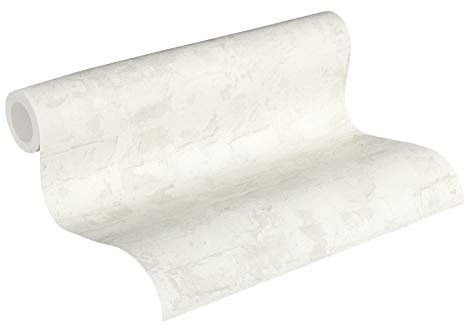 Livingwalls 369294 Metropolitan Stories Paul Bergmann Berlin Papier peint intissé Effet pierre de cuisson vintage Gris blanc 10,05 m x 0,53 m