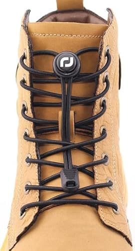 RJ-Sport Elastische Schnürsenkel für Stiefel - Keine Schnürsenkel-Schnürsenkel für Kinder und Erwachsene(180cm)