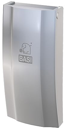 BASI | Regenschutzrosette für Profilzylinder | Regenschutz Spritzschutz Staubschutz | Edelstahl witterungsfest | Schutzrosette für Türzylinder Schließzylinder