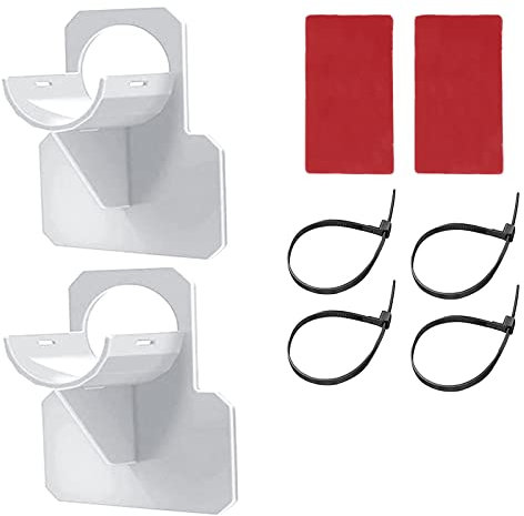 2 Stücke Pool Schlauchhalter, 30–39mm Schwimmbad Rohrhalterung, Rohrhalter für Schwimmbecken, Knickschutz Schwimmbad Rohrhalterungen Poolzubehör aus Kunststoff, Anti-Reißen, Anti-Strain, Grau