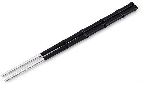 Bacchette Giapponesi Bacchette Coreane Bacchette, Bacchette Cinesi riutilizzabili in Argento Sterling, 1 Paio di Bacchette d'Argento Premium Regalo,