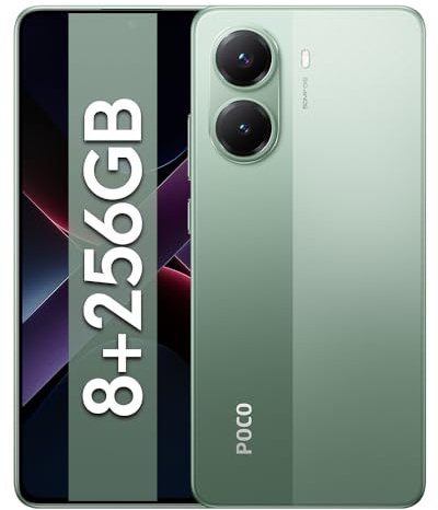 Xiaomi POCO X7 Pro Smartphone, 8+256GB, 50MP camera principale con OIS, batteria da 6000mAh (typ) con ricarica HyperCharge da 90W, IP68, funzioni AI(Caricabatterie non incluso) Verde