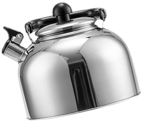 MAGICLULU Stainless Steel Teapot Whistle Large Capacity Kettle for Induction Hob Easy Cleaning Heat Resistant Handle