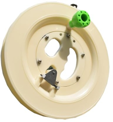 Fenteer Kite String Spool Kite Line Reel Praktische String Reel Handheld Kite Reel Kite für Yard Frauen Männer Camping Reisen, Durchmesser 24 cm, Schnur 500 M