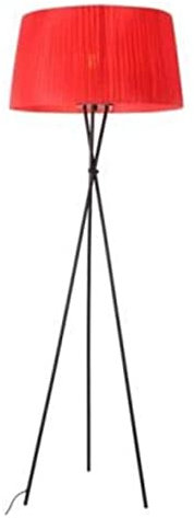 ZVALIEVYE Lámpara de Pie para Sala de Estar, Lámpara de Pie con Trípode de Hierro, Pantalla de Tela, Lámpara de Pie para Sala de Estar, Dormitorio, Estudio, Decoración, Lámpara de Pie para el Hogar, L
