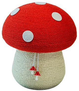Rascador para, Almohadillas para rascar, Juego Interactivo para Gatitos, Poste rascador ergonómico, Tela Resistente y Cuerda, diseño portátil para cumpleaños de Gatitos, Entretenimiento