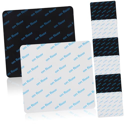 PRETYZOOM 8piezas Pegatinas Antideslizantes para Alfombras Almohadillas Cuadradas Cintas Adhesivas para Esquinas De Pisos