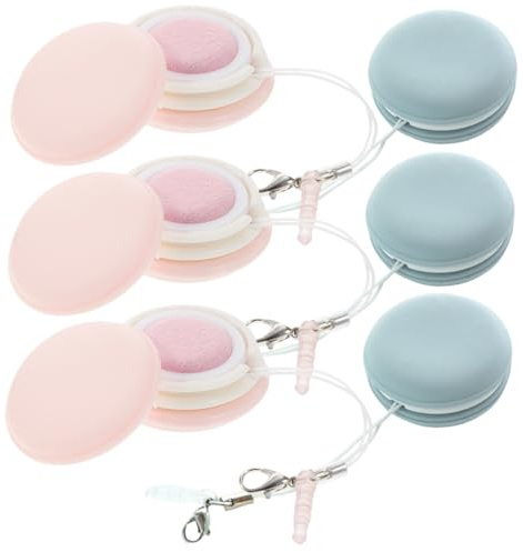 DECOMELODY 6pcs Macaron Shape Lens Cleaning Wipes for Glasses Phones Laptops Screen Cleaner Cloths Portable Eyeglass and Camera Lens Cleaner
