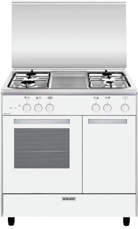 Cuisinière Gaz 49l 4 Feux Blanc - GA85PMWH
