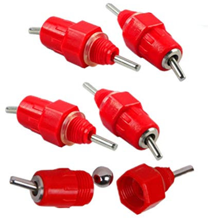 OUNONA 50?Huhn Wasser Feeder Gefl¨¹Gel Trinker Anleger Gefl¨¹Gel Henne Ente Schraube Stil Water Drink Feeder