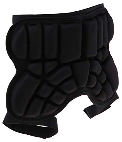 Perfeclan Breathable EVA Padded Short Pant Children Protective Gear, Shock Absorption, Black