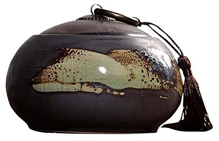 Jingyun Céramique Japonaise Boîte De Thé Traditionnelle Caddy À Thé Maison Ornement C01