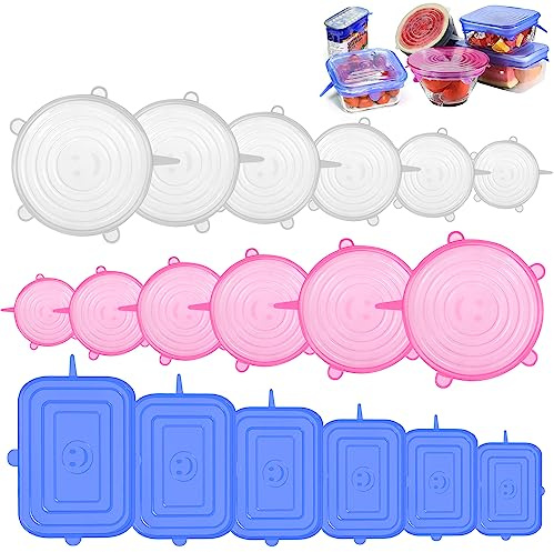 18 Pezzi Coperchi In Silicone Estensibile, Coperchio Silicone Coperchi