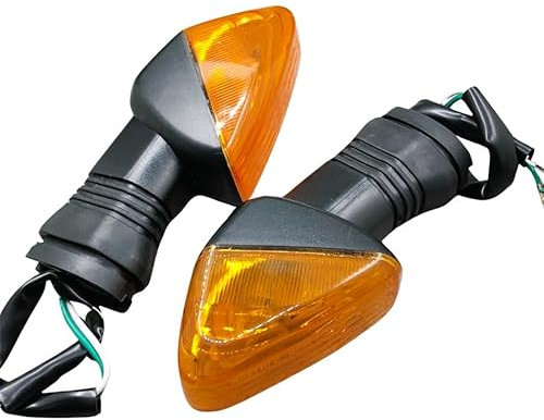 Yecnecty 1 par de luces intermitentes delanteras y traseras para moto Kawasaki KLE 500 650 Versys Z1000 Z750S Ninja 650R ZX-6R 600 636