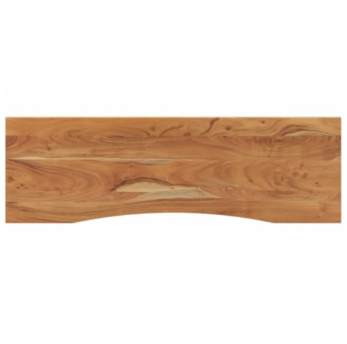 vidaXL Piano Scrivania 140x50x2,5cm Rettangolare Legno Massello Acacia, Piano per scrivania in Legno, Piano per scrivania da Ufficio, Piano