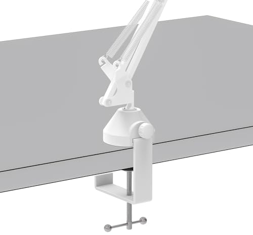 GEEKRIA Geekria for Creators Pince de montage de bureau pour microphone, pinces de bras de perche pour pied de micro réglable compatible avec Rode PSA1+, TONOR T20, Aokeo AK-35, bras de microphone In