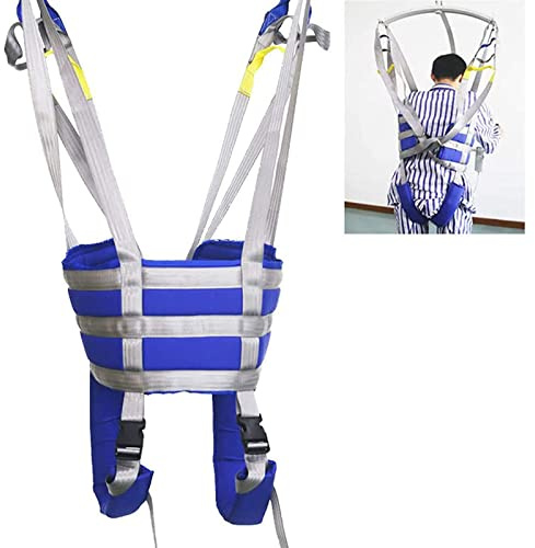 WSMYGS Patient Lifting Slings Toileting hoist sling, Patient Hoist Lift Sling for Transfer Paralyzed or Semi-paralyzed Elderly/disabled From Bed to Commode Toilet