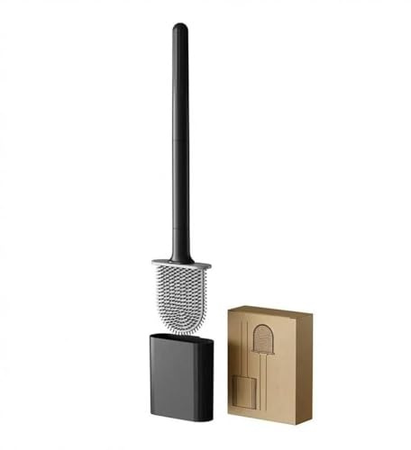 rv Essentials, RV Toilet Brush, Toilet Brush Silicone Won't Damage Toilets, Wall Mounted Toilet Brush-Anti-Roll, Anti-Drip Design, Suitable for RV Travel Trailers and Campers, Made by RVers for RVers