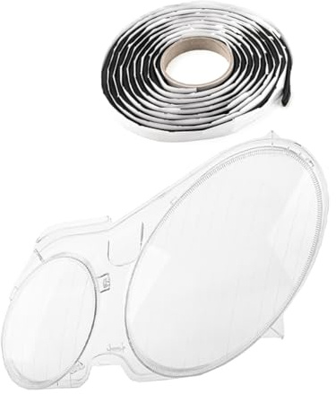 LST Scheinwerferglas Streuscheibe Frontlicht Abdeckung links Halogen Xenon kompatibel mit Mercedes-Benz E-Klasse W211 S211 VF211 2002-2009