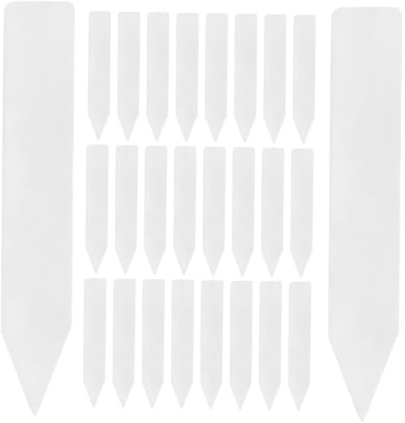 YARNOW 100pezzi Etichette Per Piante Impermeabili Da Marcatori Plastica Per Giardinaggio Resistenti Sole e Pioggia Facili Da Inserire e Scrivere Per Interni Ed Esterni